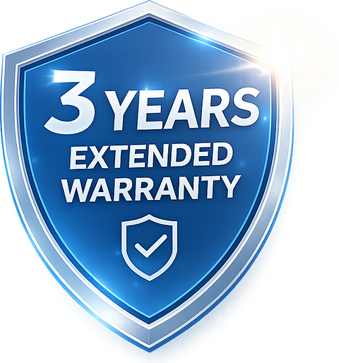 3 years extended warranty